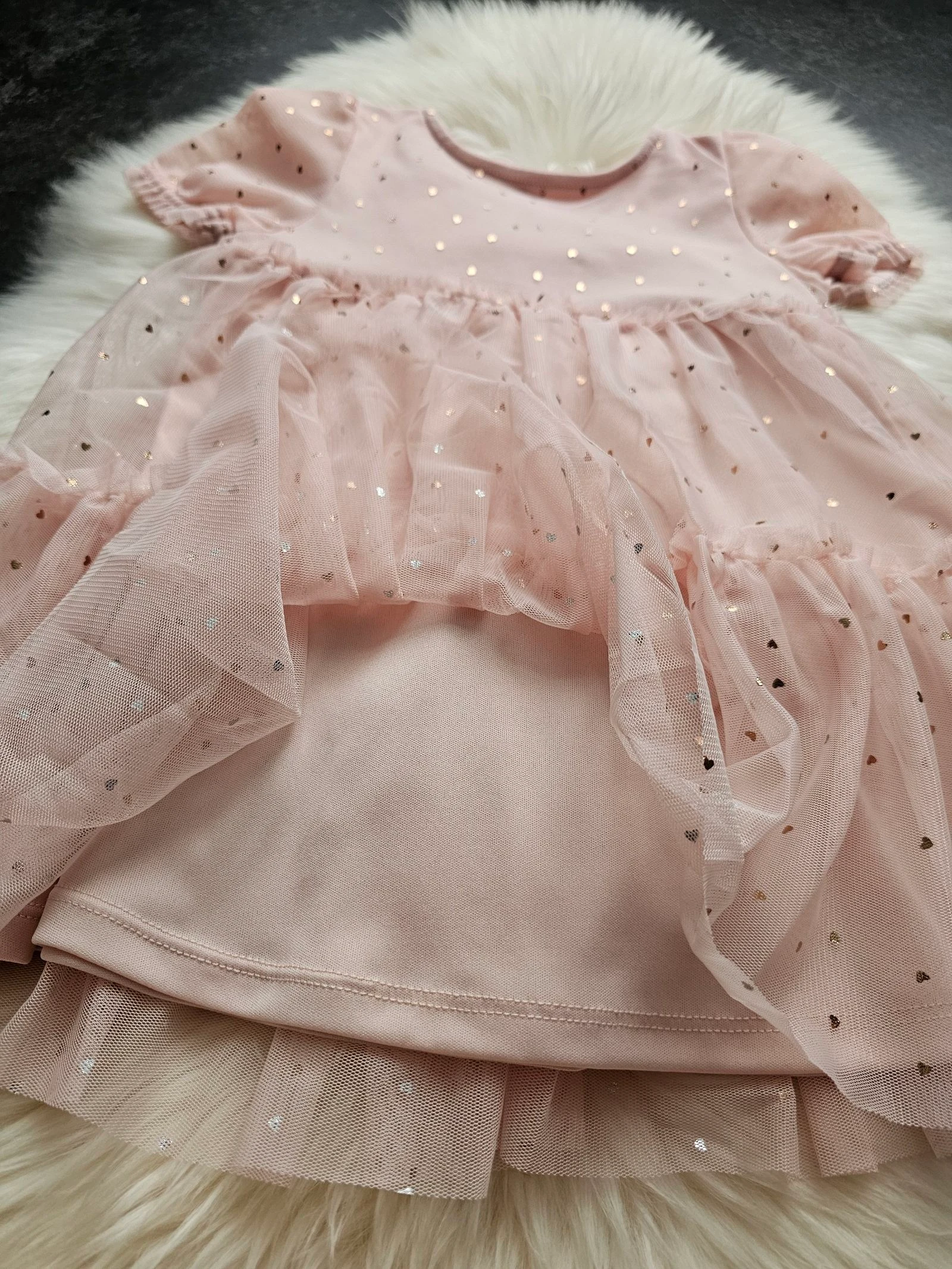 Vestido com folhos H&M novo - tamanho 92 – photo 5